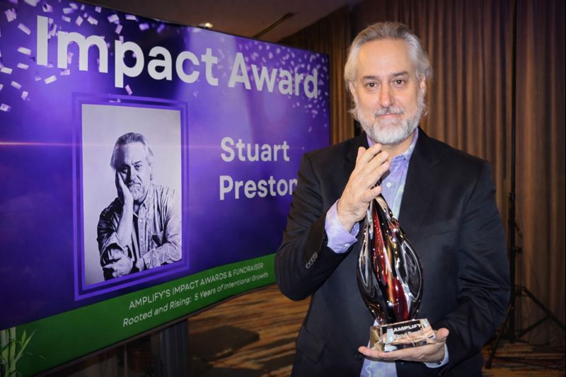 Stuart Preston Receives Amplify’s 2025 Impact Award for Human-Centered AI